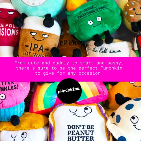 Punchkins Sushi Roll "Just Roll With It" Plush Toy - NWT - Picture 5 of 5